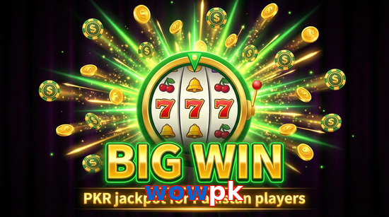 Big win animation on Wowpk slot game